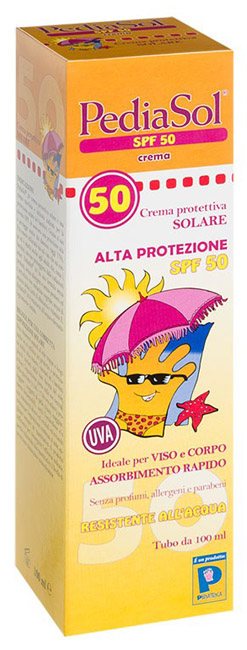 PEDIASOL SPF 50 CREMA SOLARE 100 ML - Magnumfarma.it