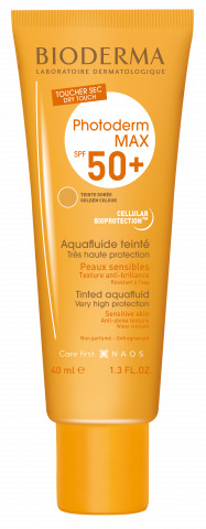 PHOTODERM MAX AQUAFLUIDE TINTED NP FLUIDO SOLARE SPF 50+ UVA 26 40 ML - Magnumfarma.it