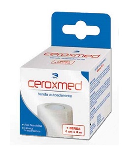 BENDA ELASTICA AUTOADERENTE CEROXMED 4 X 400 CM 1 PEZZO - Magnumfarma.it