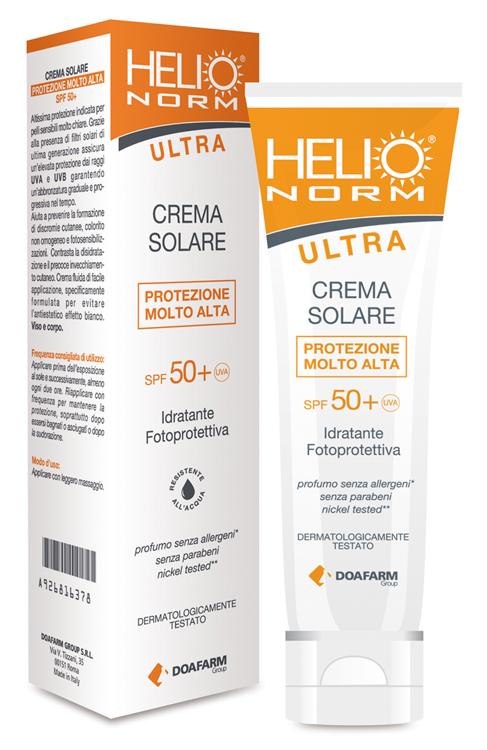 HELIO NORM ULTRA CREMA SOLARE SPF 50+ 100 ML - Magnumfarma.it