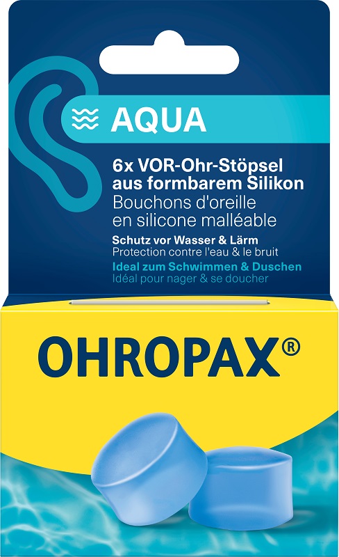 OHROPAX SILICON AQUA TAPPI AURICOLARI 6 PEZZI - Magnumfarma.it