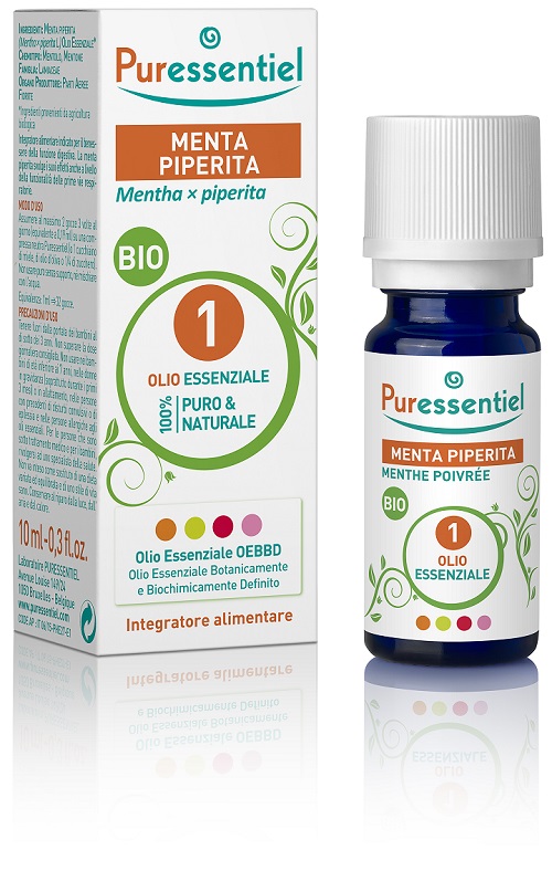 PURESSENTIEL MENTA PIPERITA OLIO ESSENZIALE BIO 10 ML - Magnumfarma.it