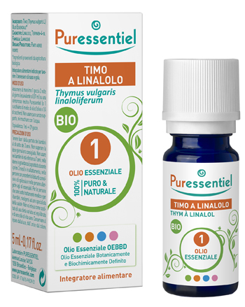 PURESSENTIEL TIMO A LINALOLO OLIO ESSENZIALE BIO 5 ML - Magnumfarma.it