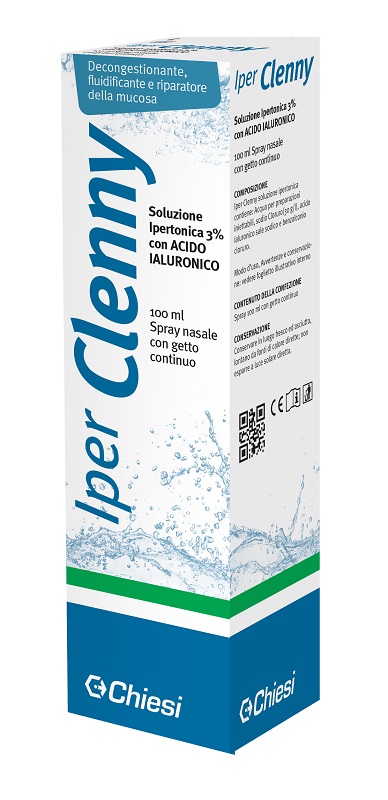 IPER CLENNY SPRAY NASALE EROGAZIONE CONTINUA SOLUZIONE IPERTONICA CON ACIDO IALURONICO 100 ML - Magnumfarma.it