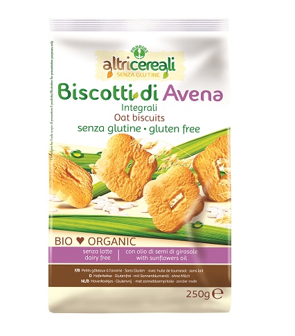 ALTRICEREALI BISCOTTI ALL'AVENA INTEGRALI 250 G - Magnumfarma.it