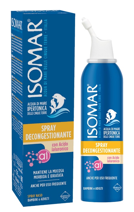 ISOMAR SPRAY DECONGESTIONANTE ACIDO IALURONICO 100 ML - Magnumfarma.it