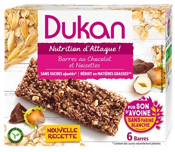 DUKAN BARRETTA CIOCCOLATO/NOCCIOLA 6 PEZZI 25 G - Magnumfarma.it