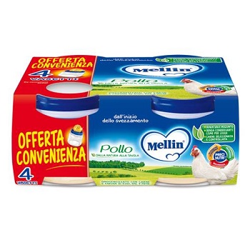 MELLIN OMOGENEIZZATO POLLO 4X80 G - Magnumfarma.it