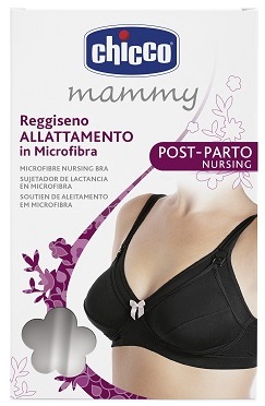 CHICCO MAMMY REGGISENO MICROFIBRA ALLATTAMENTO NERO 5C - Magnumfarma.it