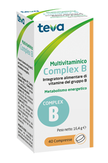 MULTIVITAMINICO COMPLEX B TEVA 40 COMPRESSE 16,4 G - Magnumfarma.it