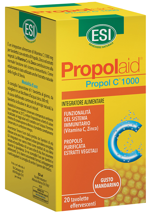 ESI PROPOLAID C 1000 20 TAVOLETTE EFFERVESCENTI - Magnumfarma.it
