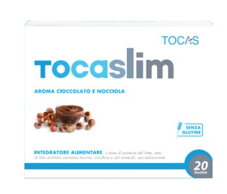 TOCASLIM CREMA DI CIOCCOLATO E NOCCIOLA 20 BUSTE DA 18 G - Magnumfarma.it