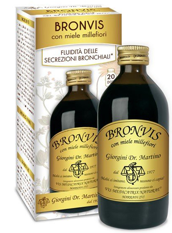 BRONVIS CON MIELE MILLEFIORI 200 ML - Magnumfarma.it