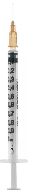 SIRINGA PER INSULINA EXTRAFINE TUB 1ML 100 UI AGO REMOVIBILE 26 GAUGE 0,45X12 MM 1 PEZZO - Magnumfarma.it