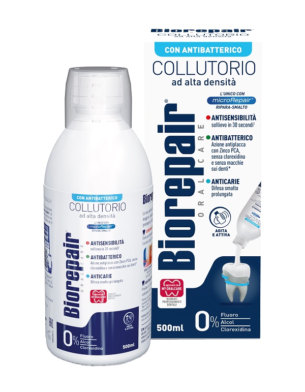 BIOREPAIR ORAL CARE COLLUTORIO ALTA INTENSITA' 3IN1 ANTISENSIBILITA', ANTIBATTERICO, ANTICARIE 500 ML - Magnumfarma.it
