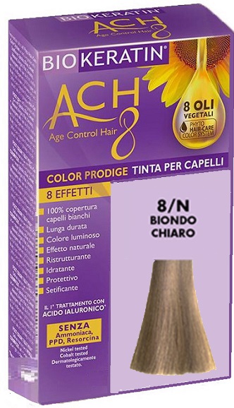 BIOKERATIN ACH8 COLOR PRODIGE 8/N BIONDO CHIARO - Magnumfarma.it