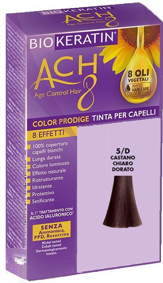 BIOKERATIN ACH8 COLOR PRODIGE 5/D CASTANO CHIARO DORATO - Magnumfarma.it