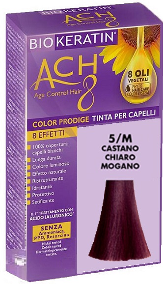 BIOKERATIN ACH8 COLOR PRODIGE 5/M CASTANO CHIARO MOGANO - Magnumfarma.it