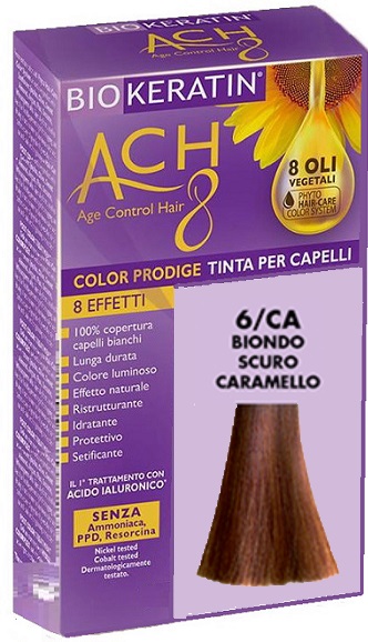 BIOKERATIN ACH8 COLOR PRODIGE 6/CA BIONDO SCURO CARAMELLO - Magnumfarma.it