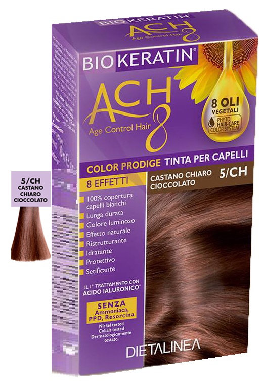 BIOKERATIN ACH8 COLOR PRODIGE 5/CH CASTANO CHIARO CIOCCOLATO - Magnumfarma.it