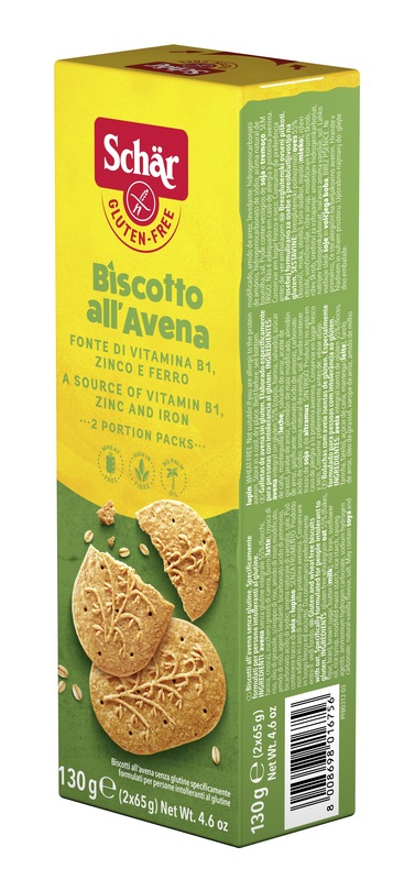 SCHAR BISCOTTI ALL'AVENA 2 BUSTE DA 65 G - Magnumfarma.it