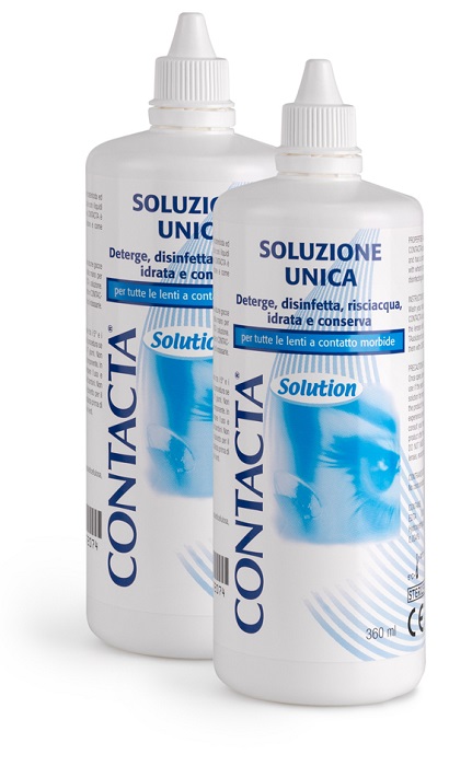 SOLUZIONE PER LENTI A CONTATTO CONTACTA 2 PEZZI 360 ML - Magnumfarma.it