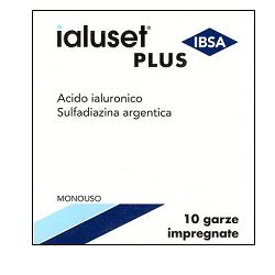 GARZA IMPREGNATA IALUSET FERITE E USTIONI NON INFETTE 10X10 CM 10 PEZZI - Magnumfarma.it