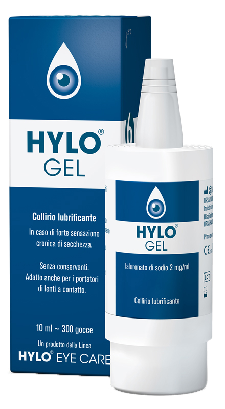HYLO-GEL COLLIRIO LUBRIFICANTE ACIDO IALURONICO 0,2% 10 ML - Magnumfarma.it