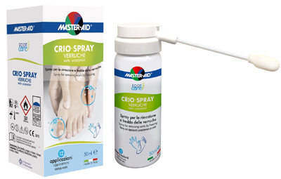 CRIO SPRAY VERRUCHE MASTER-AID FOOTCARE 50 ML E1 - Magnumfarma.it