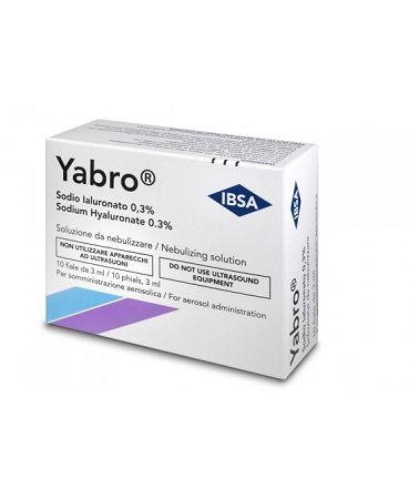 YABRO 10 FIALE 3ML ACIDO IALURONICO 0,3% SOLUZIONE PER NEBULIZZATORE - Magnumfarma.it