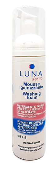 LUNADERM MOUSSE IGIENIZZANTE DETERGENTE INTIMO PELLI IRRITATE ED ALTERATE 150 ML - Magnumfarma.it