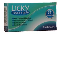 LICKY CARAMELLE ADULTI PER TOSSE E GOLA SENZA ZUCCHERO 70 G - Magnumfarma.it