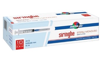 SIRINGA PER VENIPUNTURA MASTER-AID 10 ML GAUGE 21 10 PEZZI - Magnumfarma.it