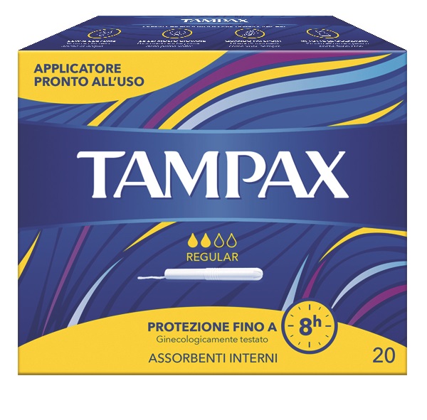 TAMPAX BLUE BOX REGULAR 20 PEZZI - Magnumfarma.it
