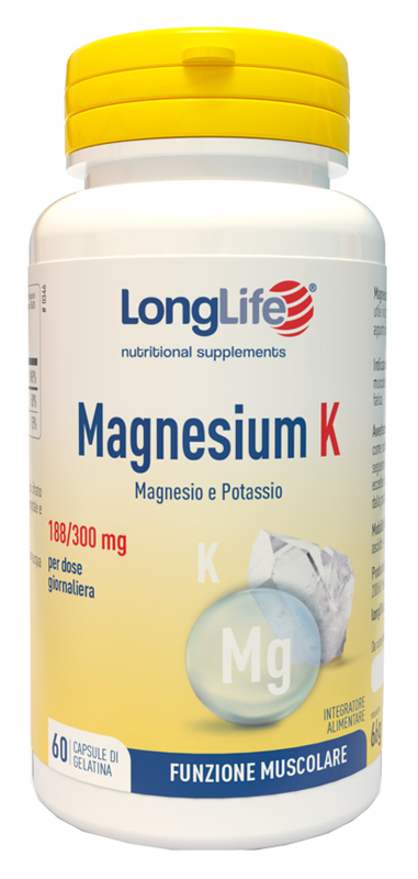 LONGLIFE MAGNESIUM K 60 CAPSULE - Magnumfarma.it