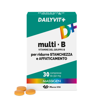 MASSIGEN MULTI B VITAMINE DEL GRUPPO B 30 COMPRESSE RIVESTITA DA 364 MG - Magnumfarma.it