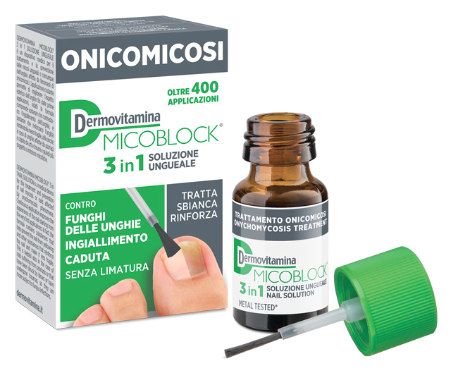 DERMOVITAMINA MICOBLOCK 3 IN 1 ONICOMICOSI SOLUZIONE UNGUEALE 7 ML - Magnumfarma.it
