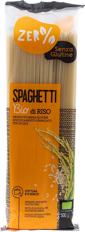 ZERO% GLUTINE PASTA RISO SPAGHETTI SENZA GLUTINE BIO 500 G - Magnumfarma.it