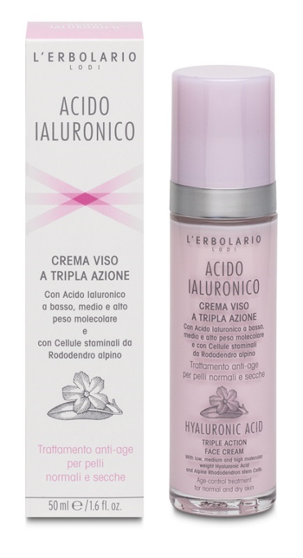 ACIDO IALURONICO CREMA VISO A TRIPLA AZIONE TRATTAMENTO ANTIAGE PELLI NORMALI E SECCHE 50 ML - Magnumfarma.it