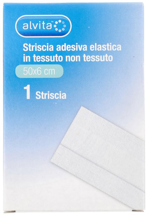 STRISCIA AUTOADESIVA ELASTICA ALVITA TNT 50X6CM - Magnumfarma.it