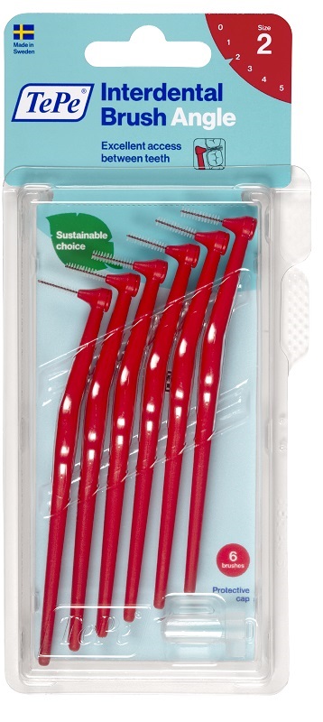 TEPE ANGLE SCOVOLINO ROSSO 0,5MM 6 PEZZI - Magnumfarma.it