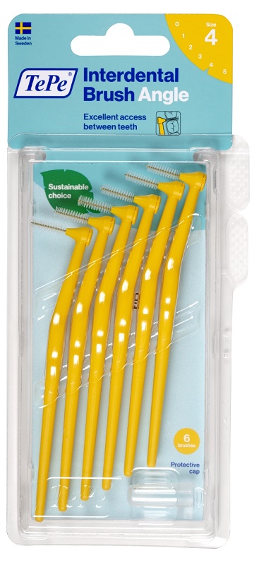 TEPE ANGLE SCOVOLINO GIALLO 0,7MM 6 PEZZI - Magnumfarma.it