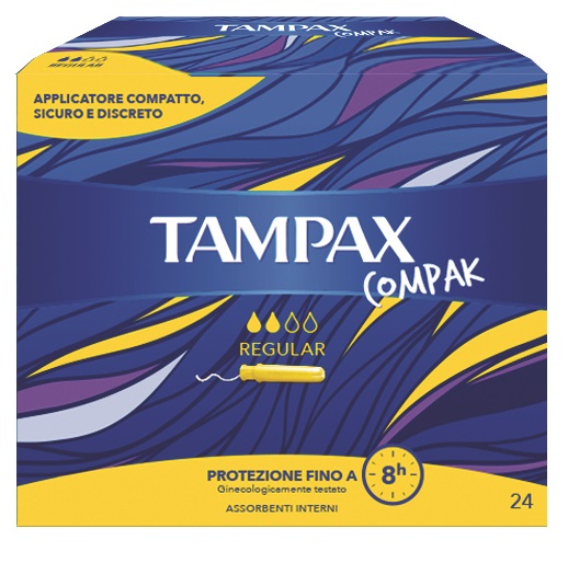 TAMPAX COMPAX REGULAR 24 PEZZI - Magnumfarma.it