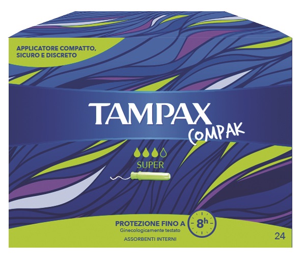 TAMPAX COMPAK SUPER 24 PEZZI - Magnumfarma.it