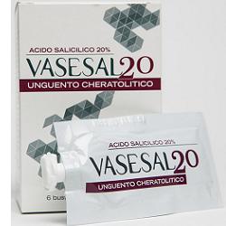 VASESAL 20 6 BUSTINE PLURIDOSE DA 5 ML UNGUENTO CHERATOLITICO - Magnumfarma.it