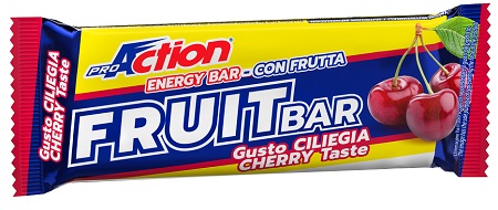 PROACTION FRUIT BAR BARRETTA ENERGETICA ALLA CILIEGIA 40 G - Magnumfarma.it
