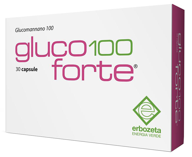 GLUCO 100 FORTE GLUCOMANNANO 100 30 CAPSULE DA 900 MG - Magnumfarma.it