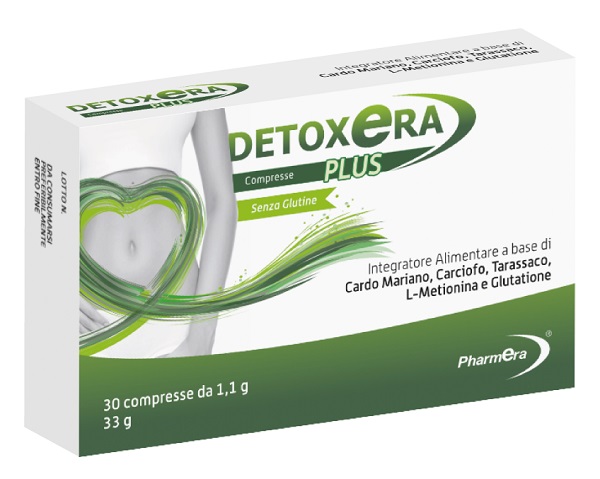 DETOXERA PLUS INTEGRATORE ALIMENTARE PER STIPSI E TRANSITO INTESTINALE 30 COMPRESSE - Magnumfarma.it