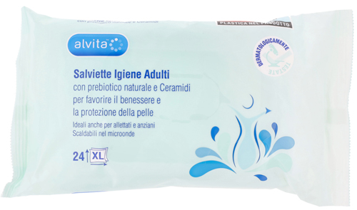 ALVITA SALVIETTE IGIENE ADULTI 24 PEZZI - Magnumfarma.it