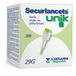 LANCETTE PUNGIDITO SECURLANCETS UNIK GAUGE 29 200 PEZZI - Magnumfarma.it